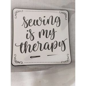 18x18 inch Sewing is my therapy pillow cover new washable
